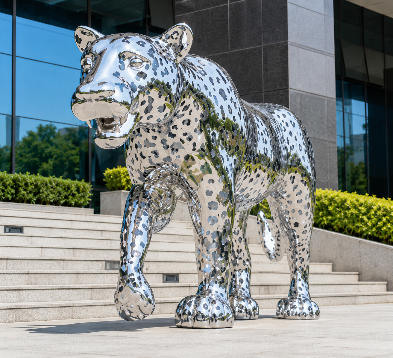 Leopard Sculpture