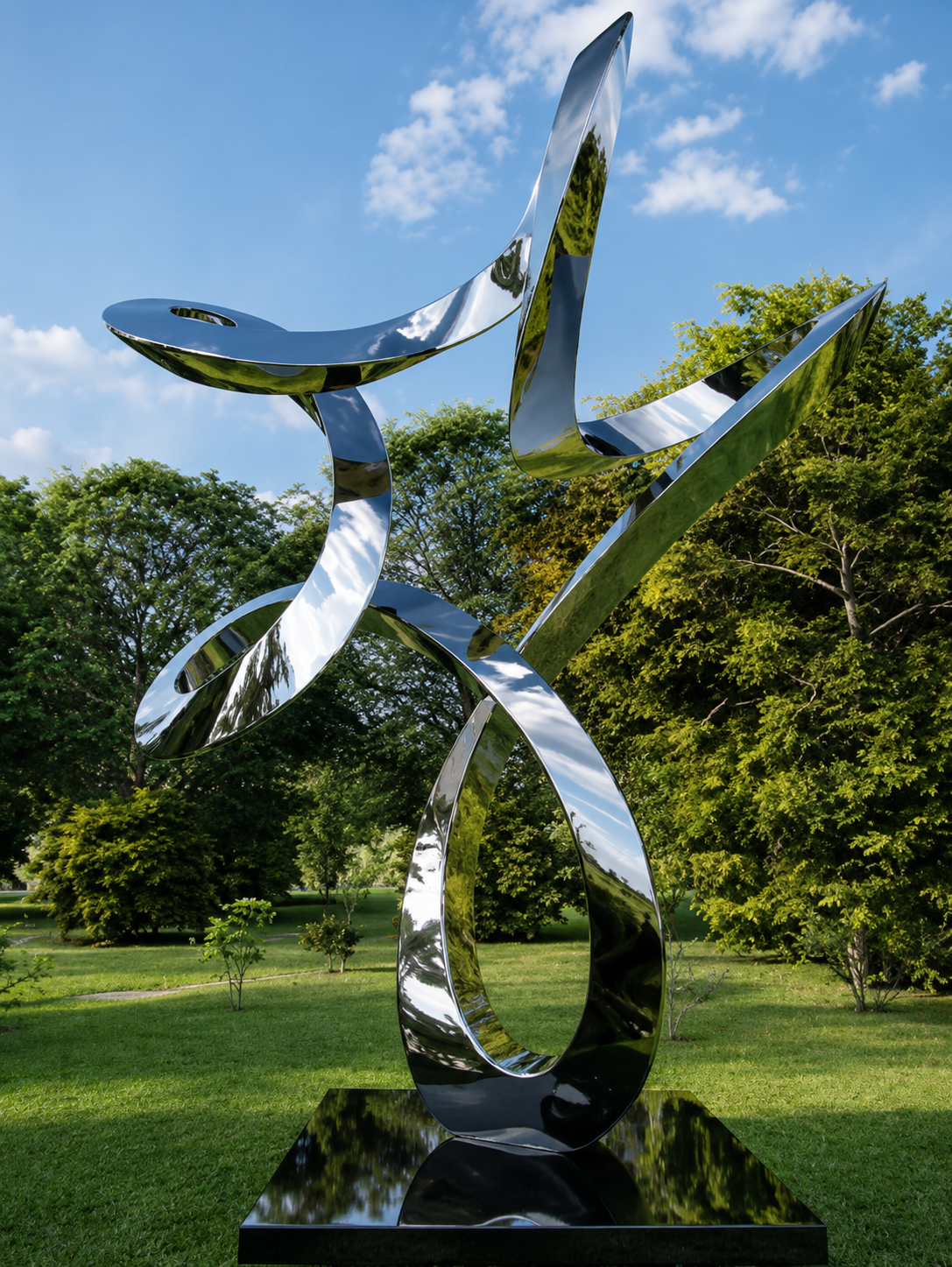 Infinity Flow Stainless Steel Sculpture
