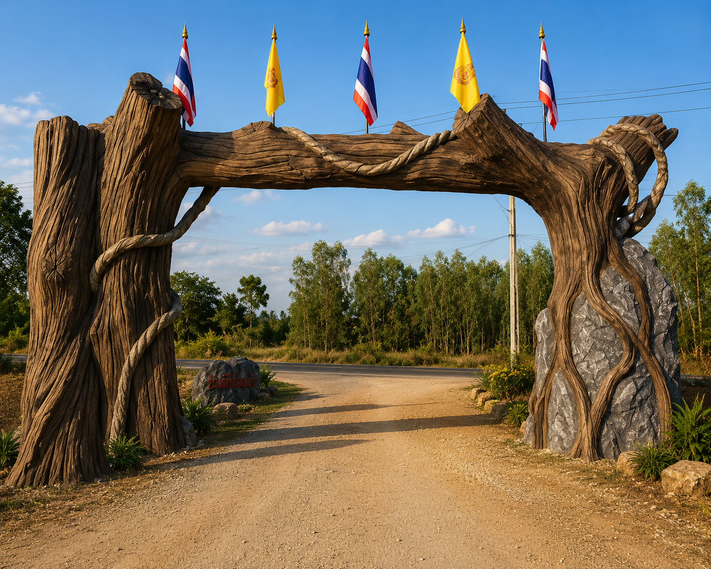 Forest FRP Entrance Gate