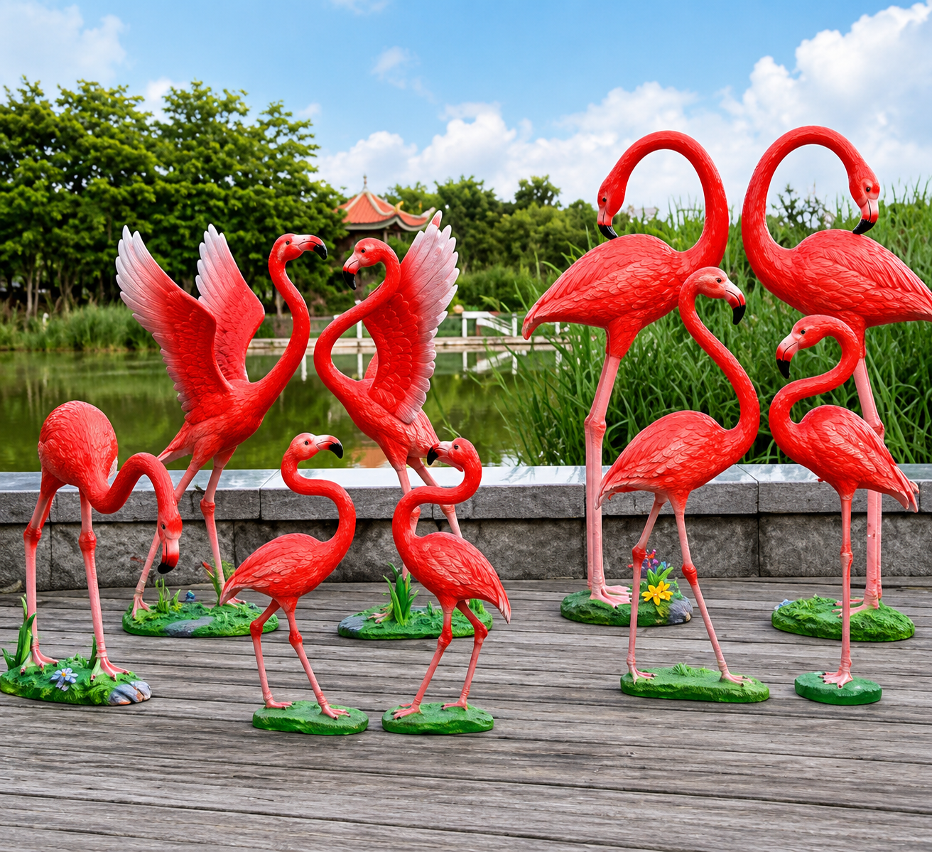 Flamingo Sculpture