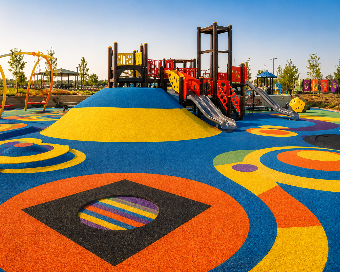 Custom EPDM Playground Safety Surfacing