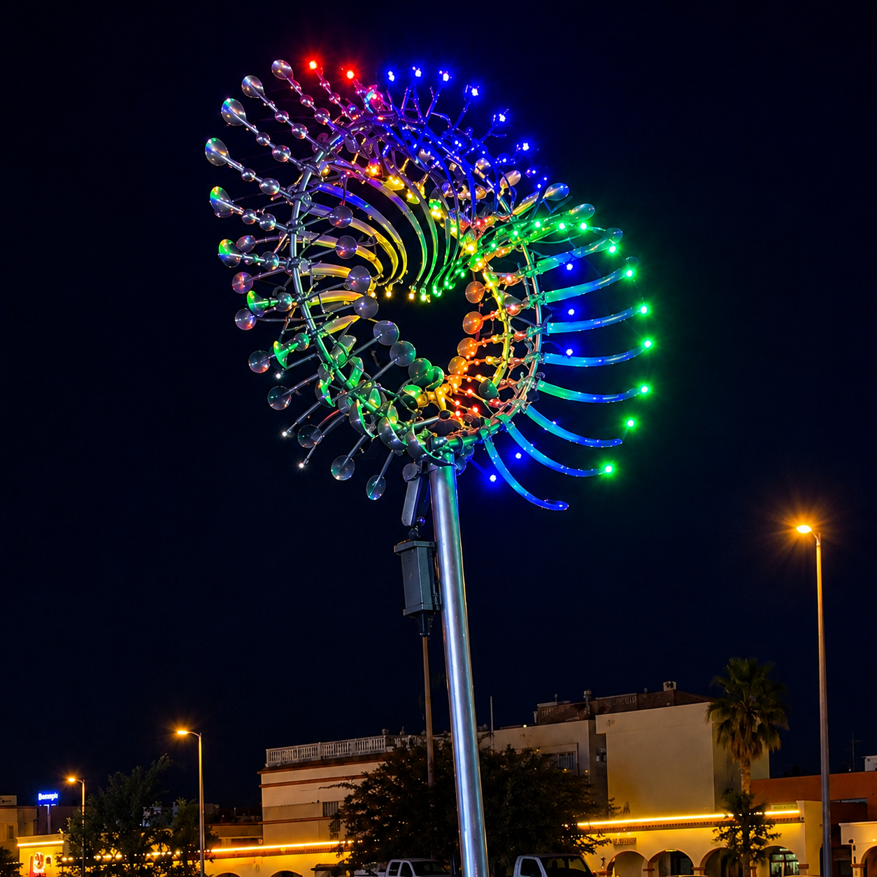 Infinity Kinetic LED Sculpture