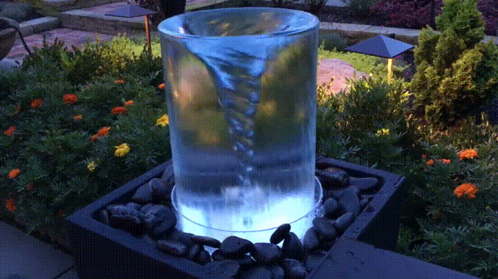 Vortex Cylinder Fountain