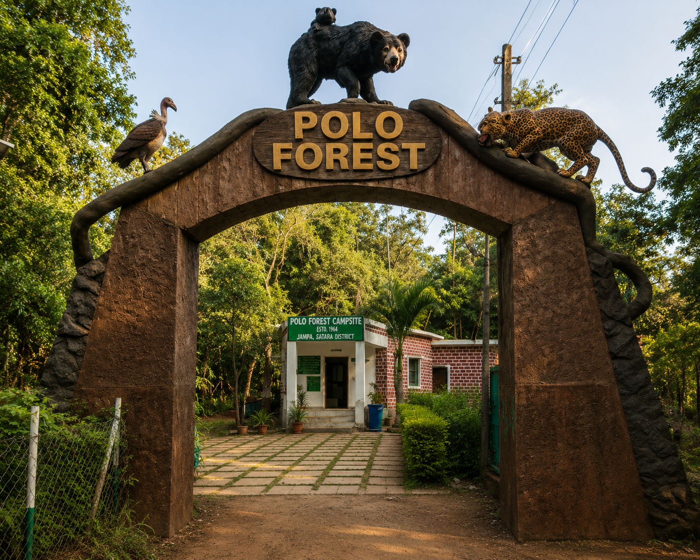 Wild Safari Entrance Gate