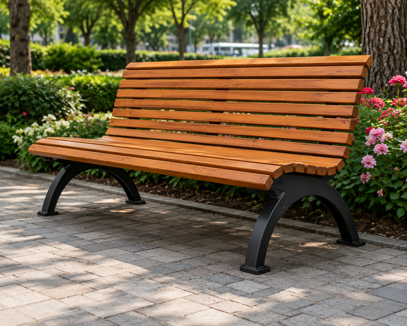Curved Comfort Bench