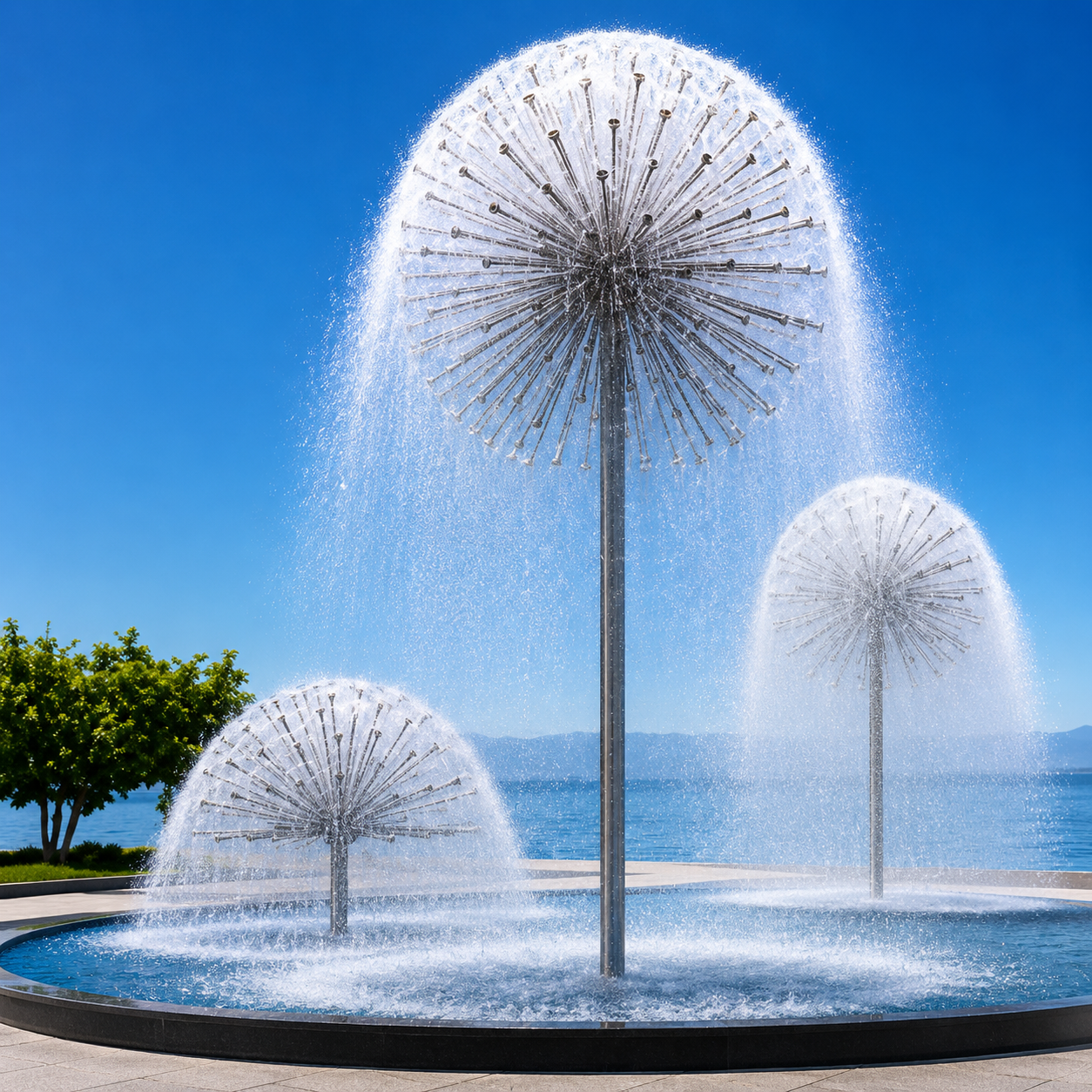 Dandelion Spray Water Fountain