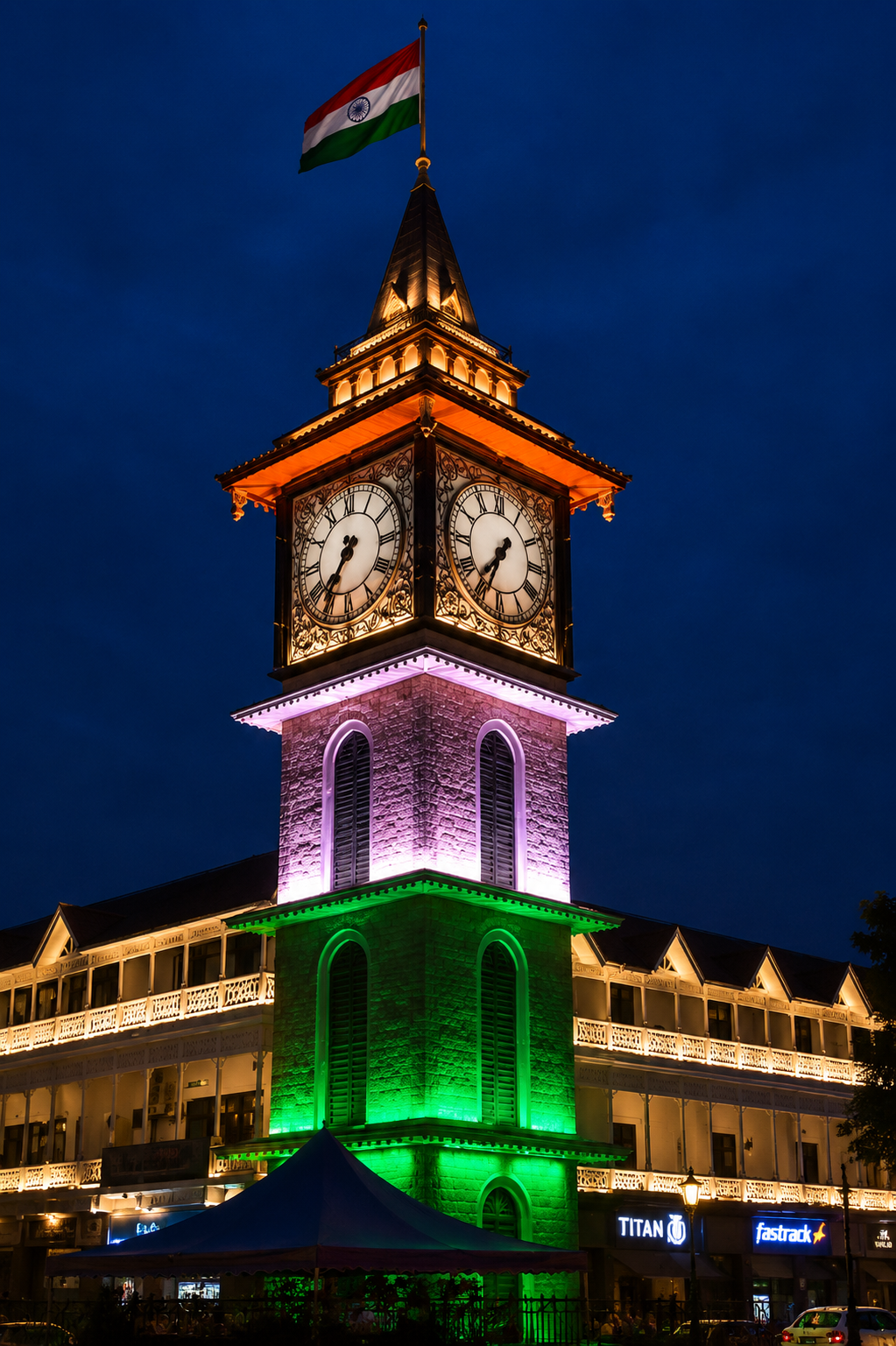 Tricolor Heritage Clock Tower