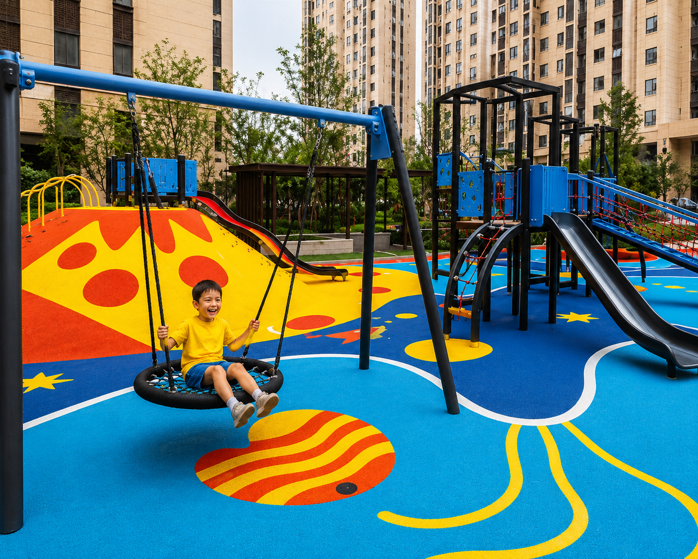 Premium EPDM Rubber Safety Flooring