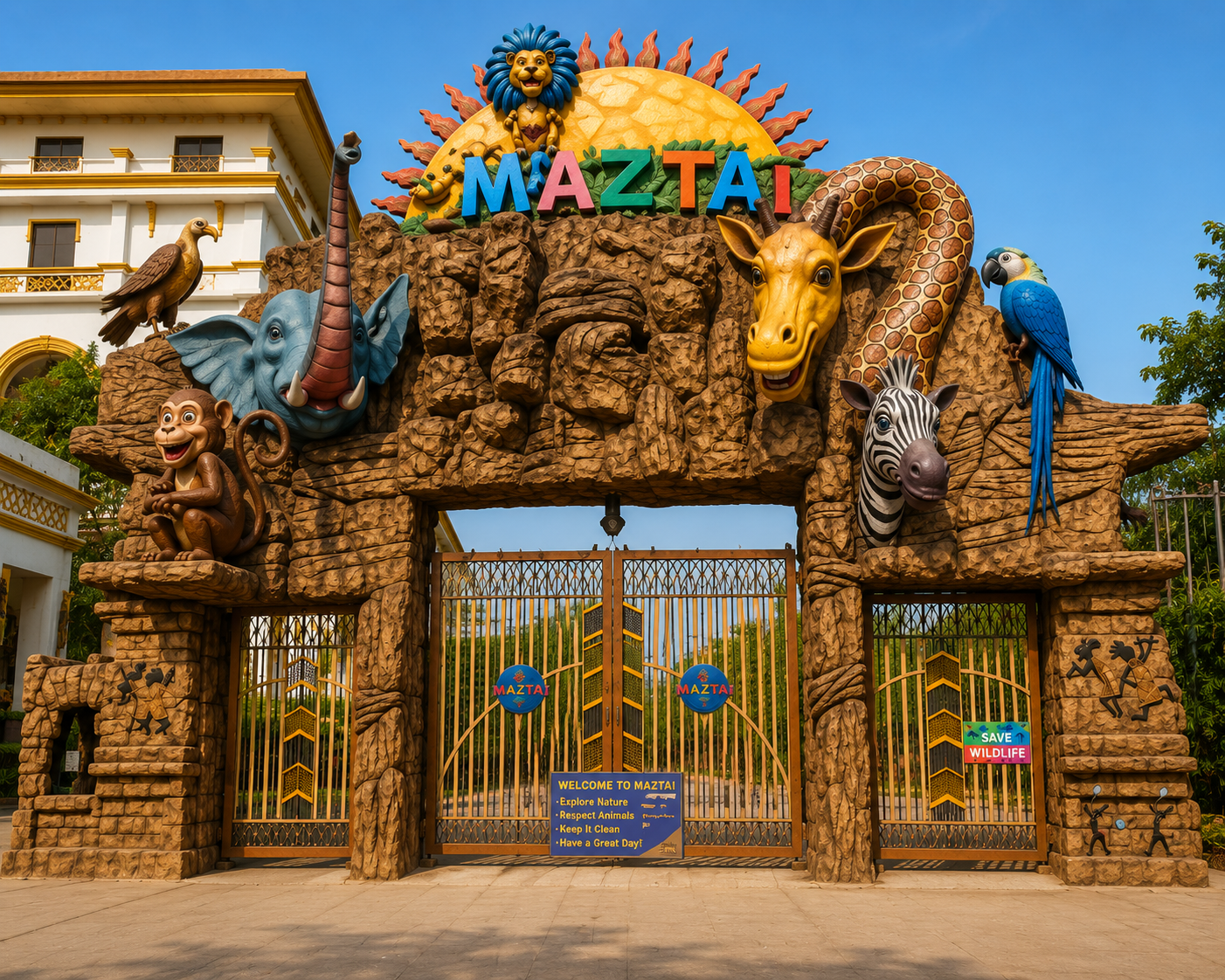 Jungle Safari Entrance Gate