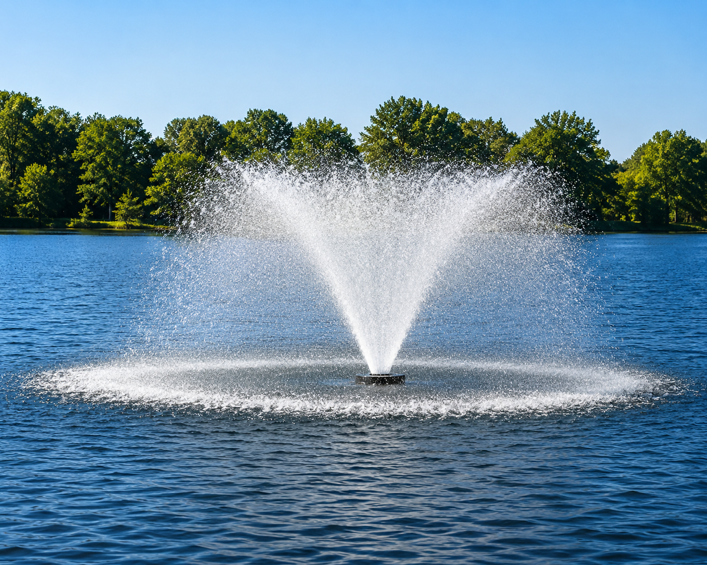 Fan Jet Floating Fountain