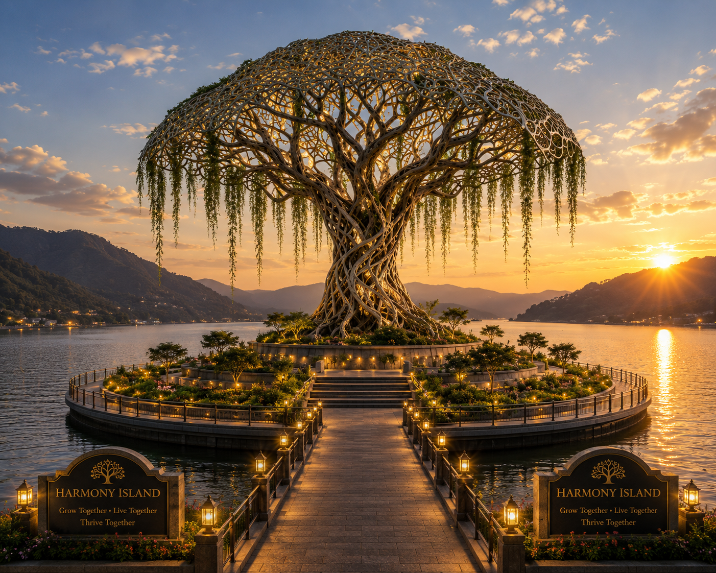 Floating Tree Sculpture
