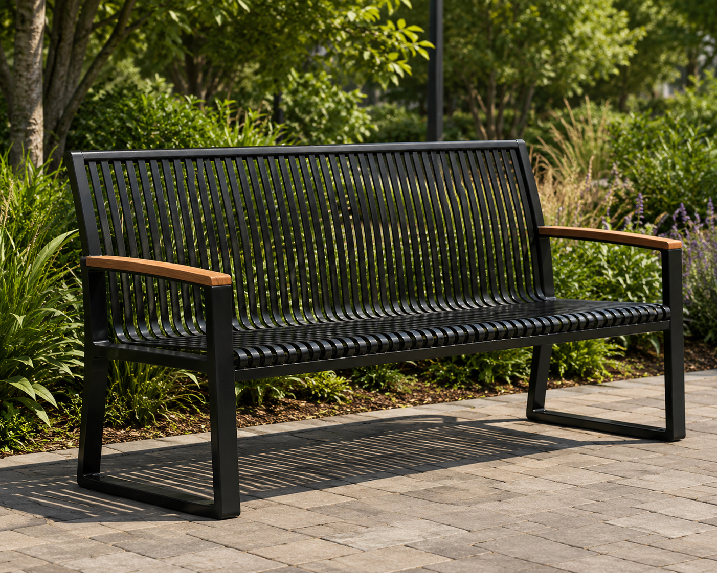 Rope Weave Bench