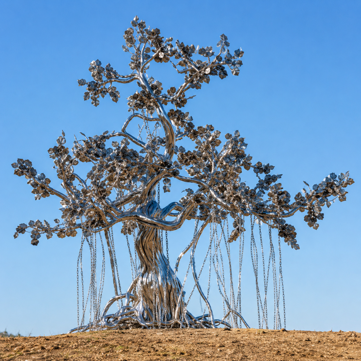 Eternal Grove Metal Tree Sculpture