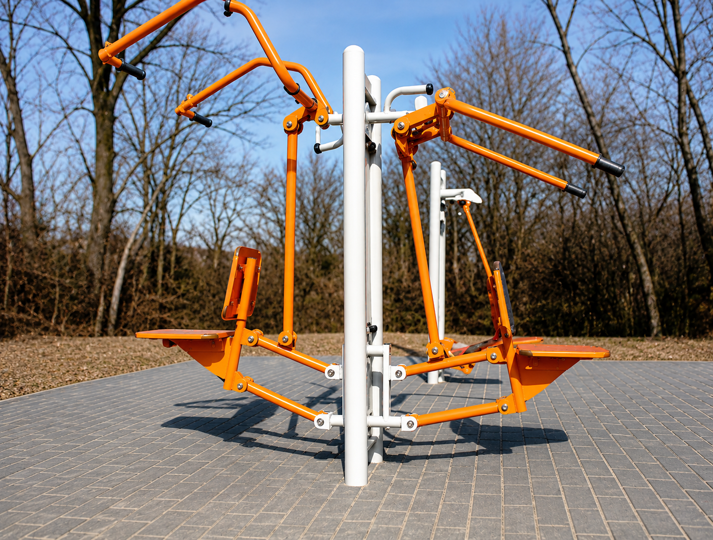 Outdoor Dual Chest Press Equipment