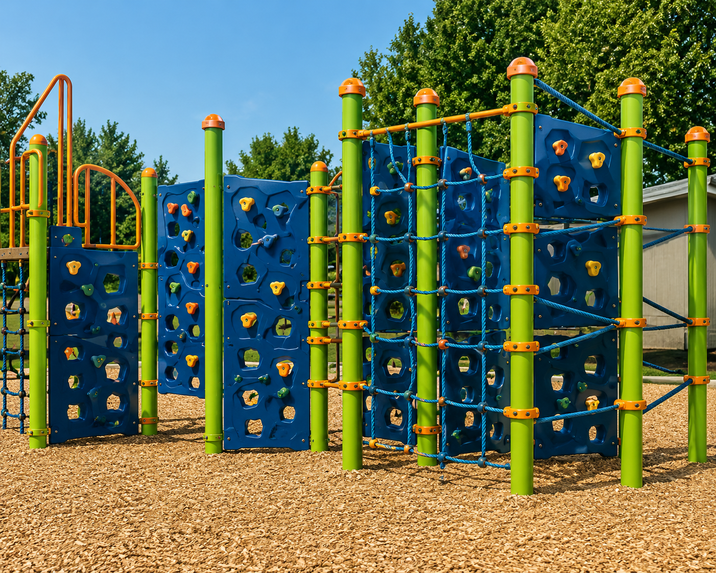 Multi-Wall Climbing Structure