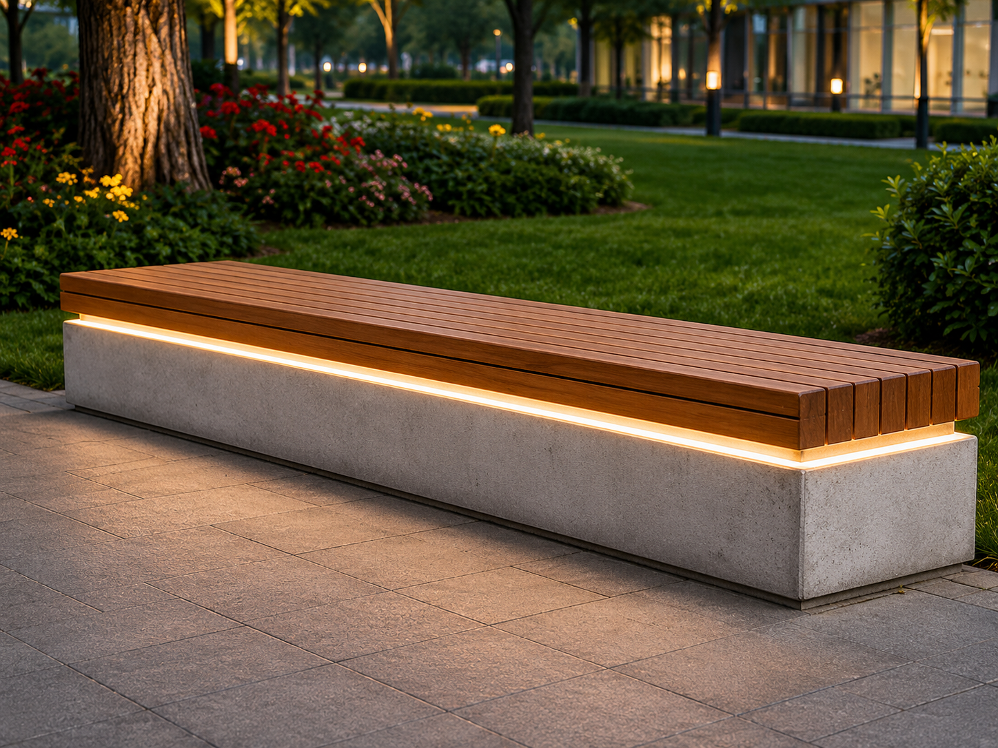 LumiWood Urban Bench