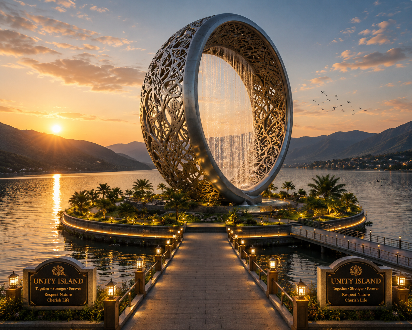 Floating Ring Sculpture